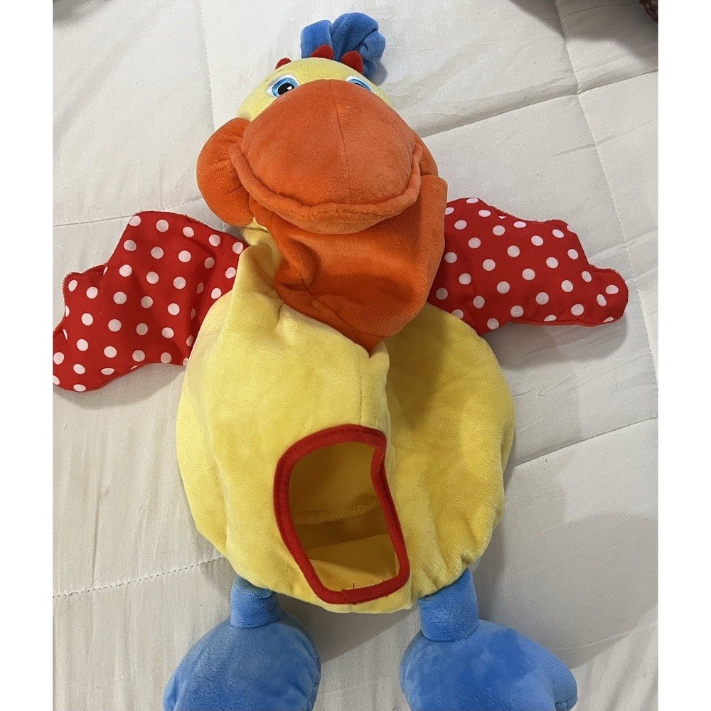 Melissa & Doug K's Kids Hungary Pelican Learning Toy Rattle NOT COMPLETE